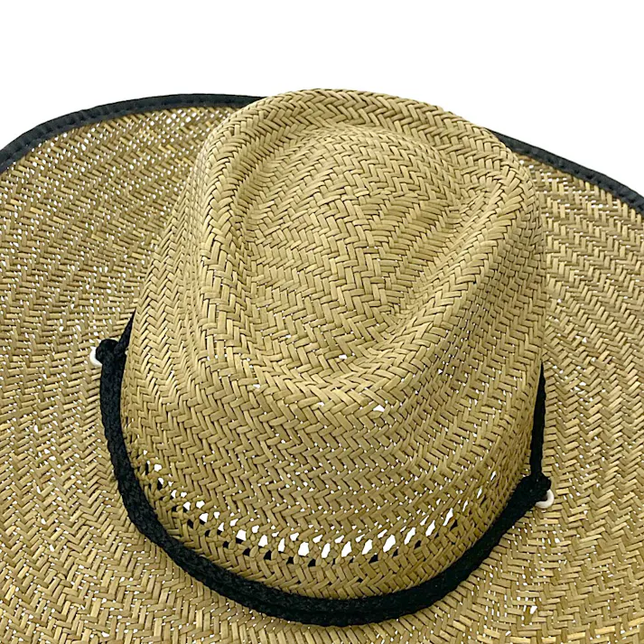 カインズ 紳士イ草帽子 約37cm ブラック
