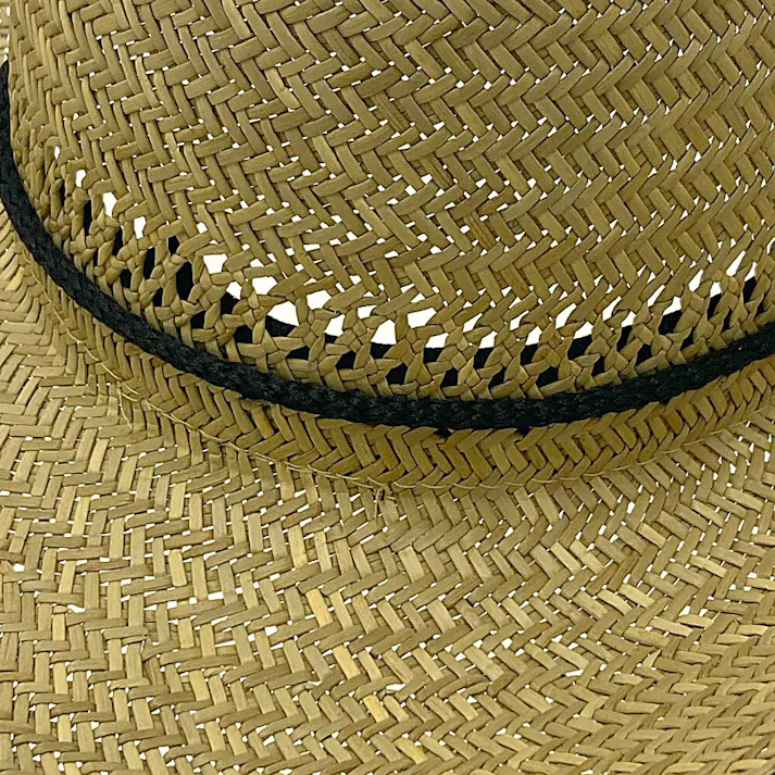 カインズ 紳士イ草帽子 約37cm ブラック