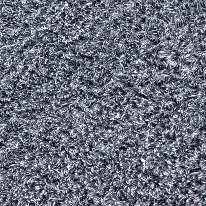 &Pet 洗えるシャギーラグ ネイビー 185×185cm