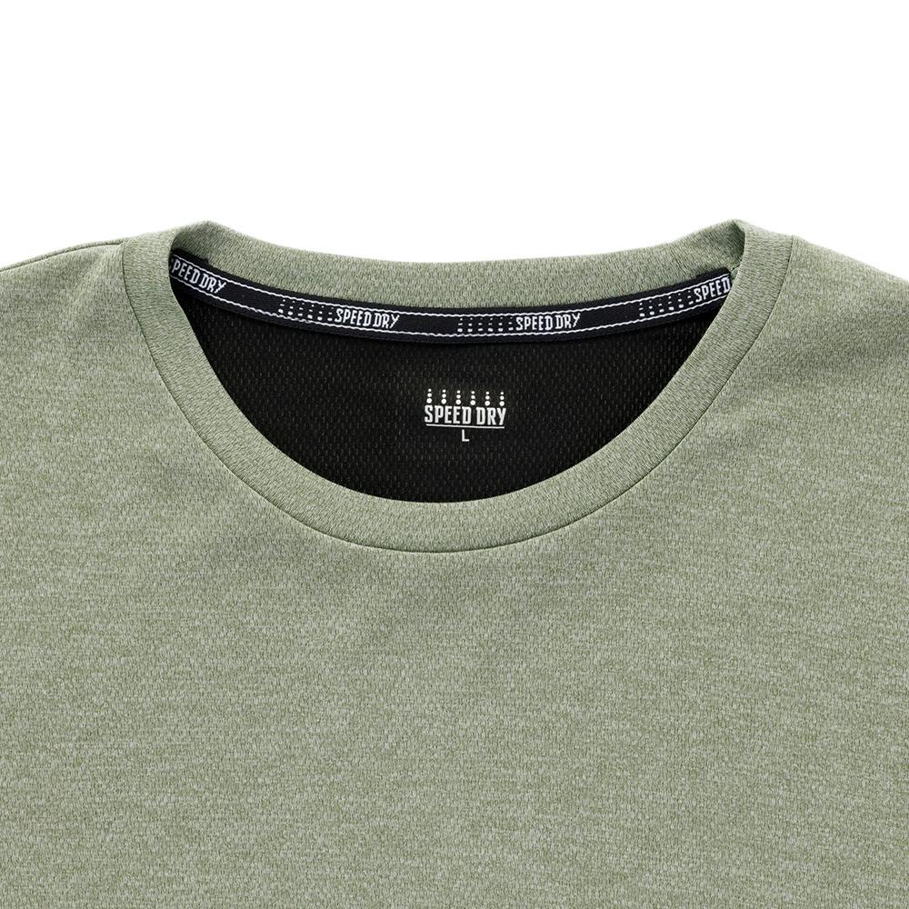 スピードドライ 肌さらTシャツ 長袖 LL 杢カーキ(販売終了