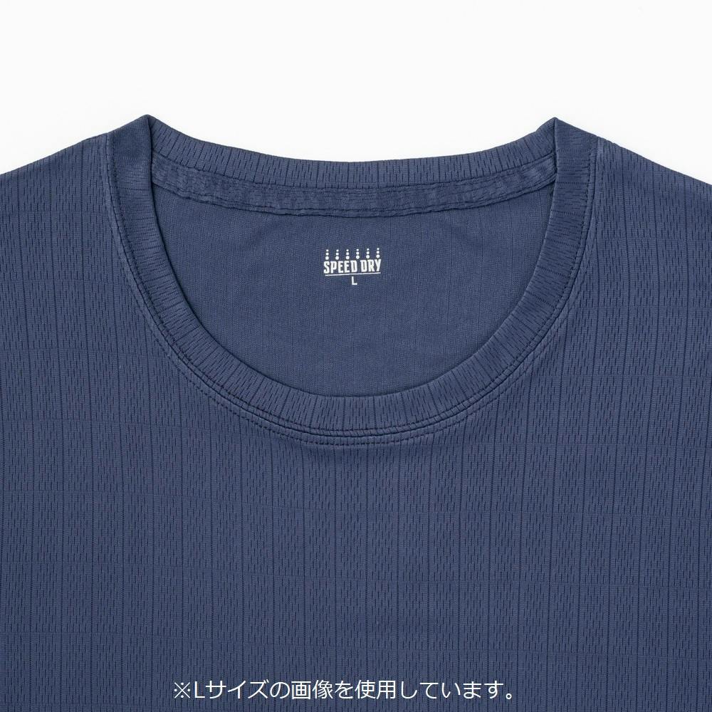 カインズ 吸汗速乾インナーシャツ丸首 LL ネイビー | 作業着・作業服