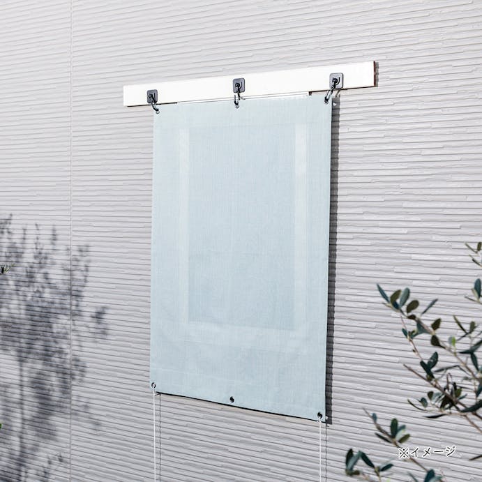日よけ ピンと張りやすい小窓用タープ ピント ミントグリーン 90×120cm(販売終了)