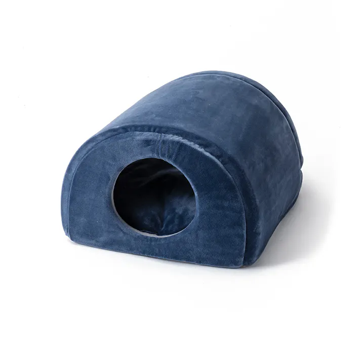 猫用ドームベッド ネイビー Sサイズ