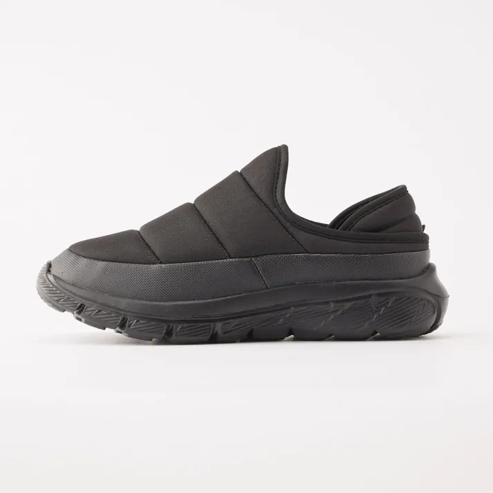 かかとを踏んで履けるモックシューズ 23~24cm ブラック