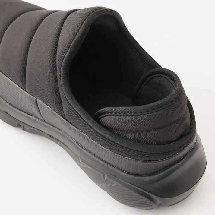 かかとを踏んで履けるモックシューズ 23~24cm ブラック