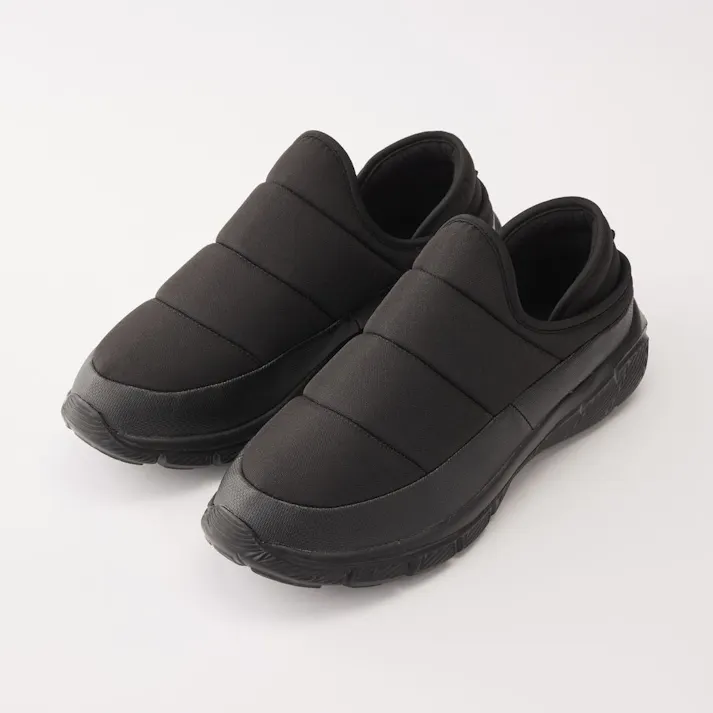 かかとを踏んで履けるモックシューズ 23~24cm ブラック