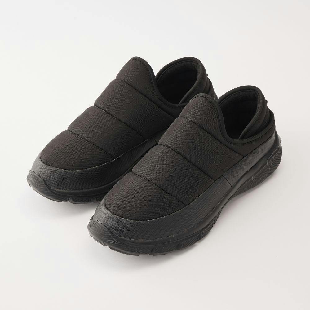 かかとを踏んで履けるモックシューズ 25～26cm ブラック | 靴