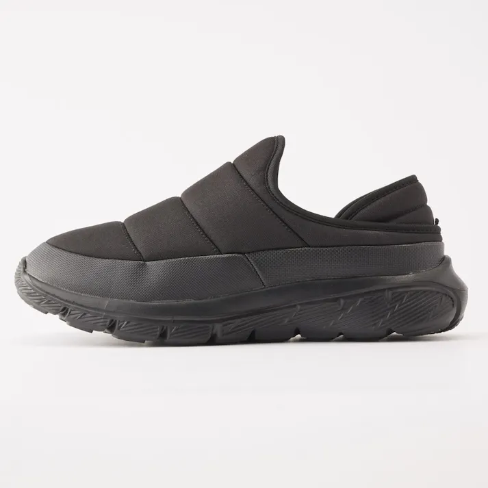 かかとを踏んで履けるモックシューズ 26~27cm ブラック