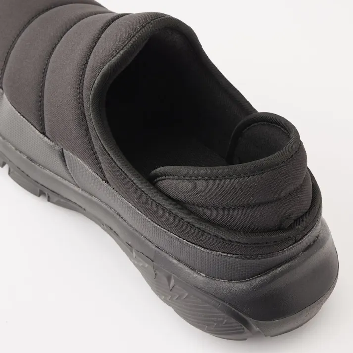 かかとを踏んで履けるモックシューズ 26~27cm ブラック