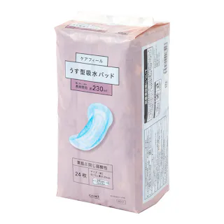 ケアフィール うす型吸水パッド 特に多いときの長時間用 約230ml 24枚