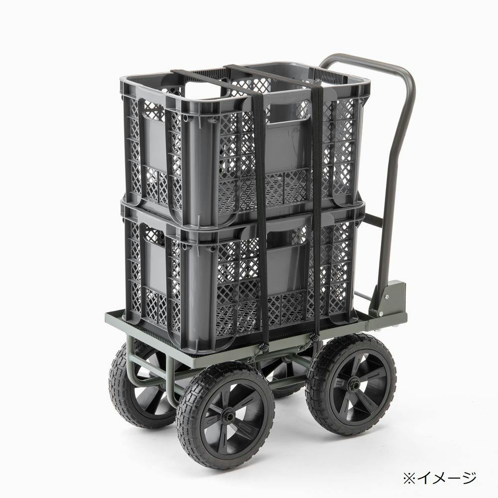 スチール四輪コンテナカー ノーパンク(販売終了) | 荷役用品