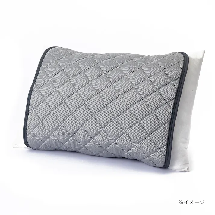 もっとひんやり 消臭まくらパッド ブラック 幅50cm 奥行50cm