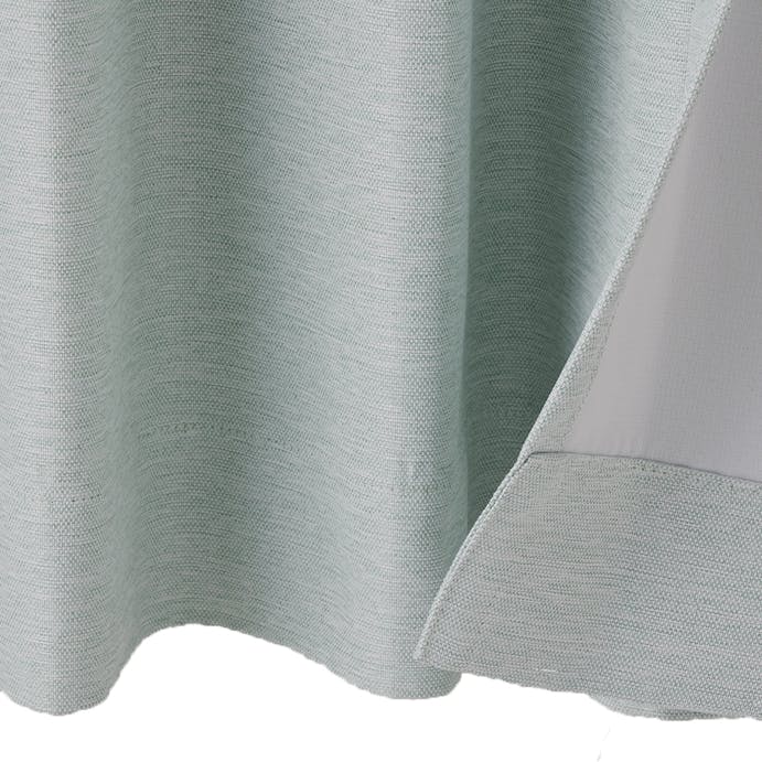 淡い色の遮光カーテン ノーマル ミントグリーン 100×150cm 2枚組