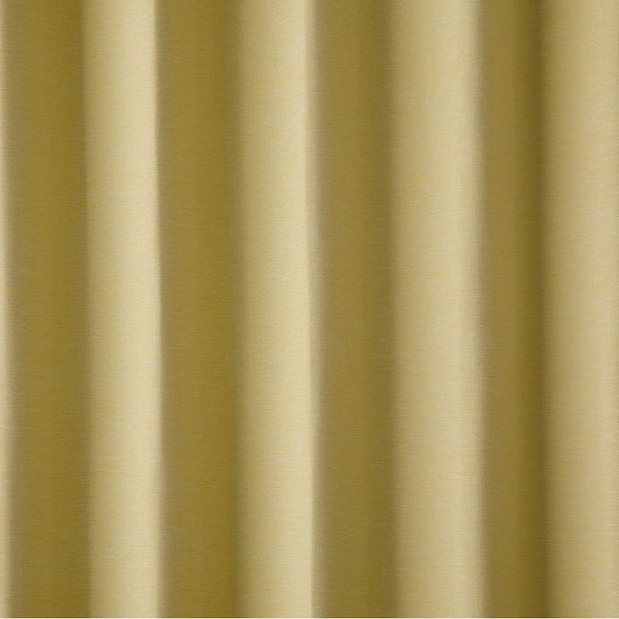 淡い色の遮光カーテン ノーマル イエロー 100×110cm 2枚組