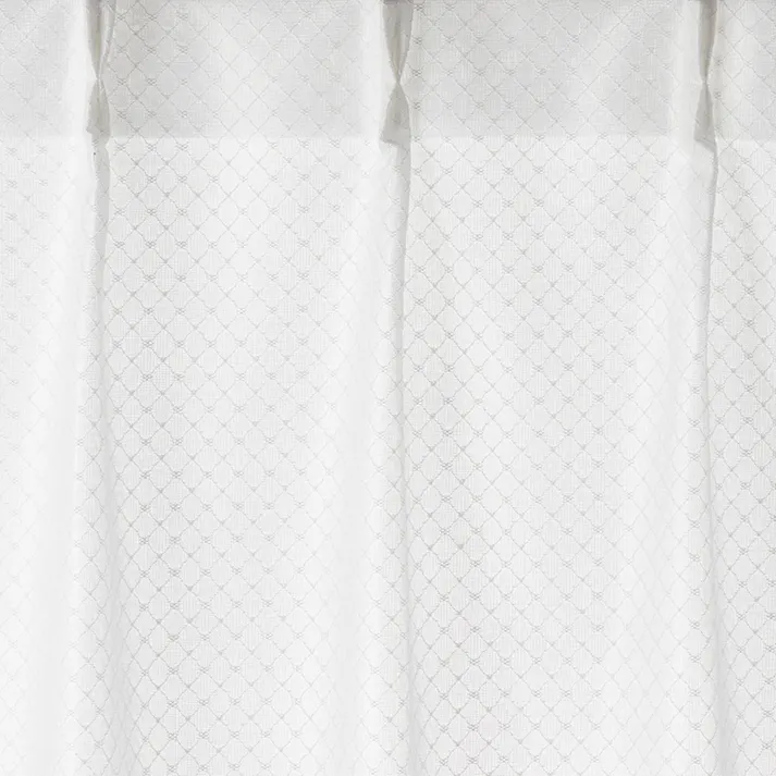 防炎断熱ミラーレースカーテン ファイン 100×108cm 2枚組