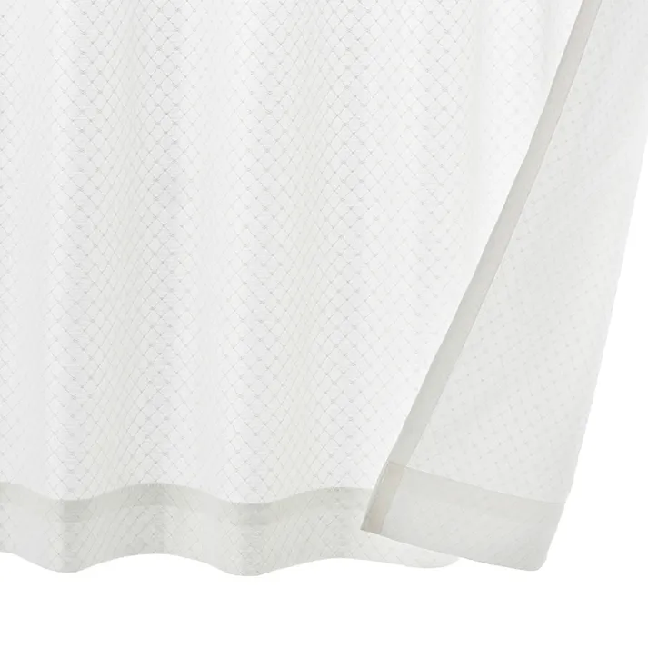 防炎断熱ミラーレースカーテン ファイン 100×198cm 2枚組