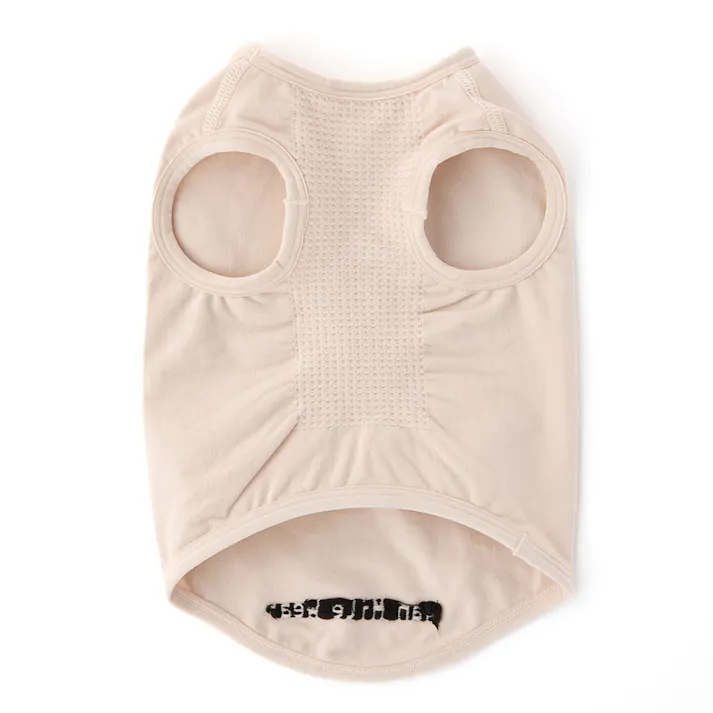 【送料無料】伸縮性に優れたワンちゃん用ウェア ベージュ SSサイズ ペット服(犬の服)