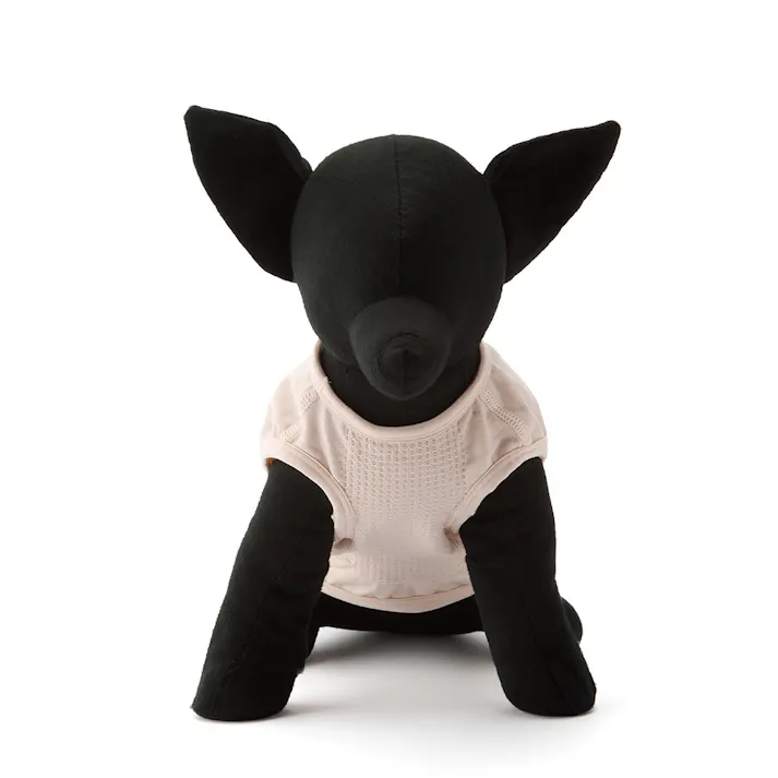 【送料無料】伸縮性に優れたワンちゃん用ウェア ベージュ SSサイズ ペット服(犬の服)