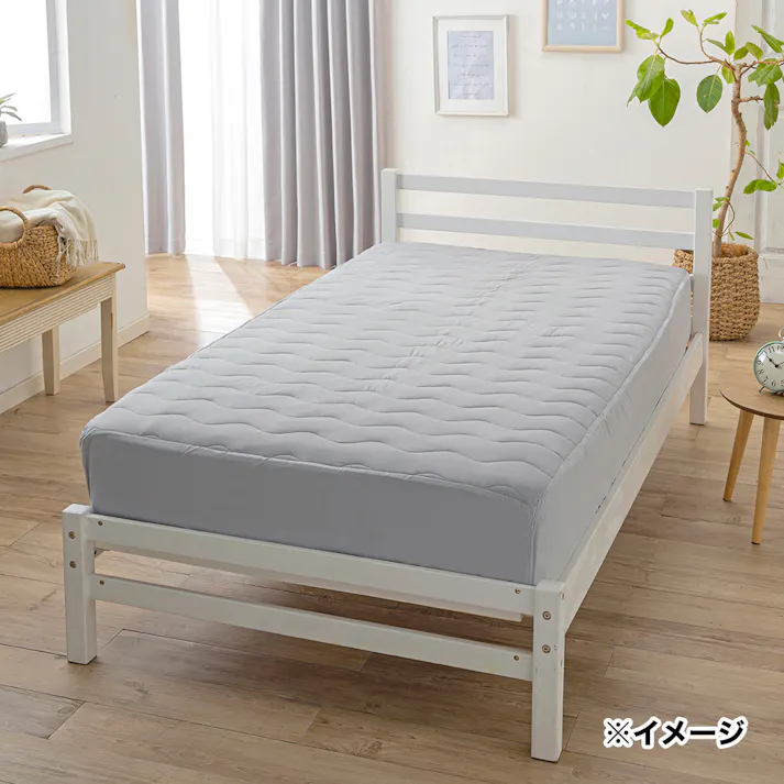 もっとひんやり のびのびBOX消臭パッド グレー セミダブル(販売終了)