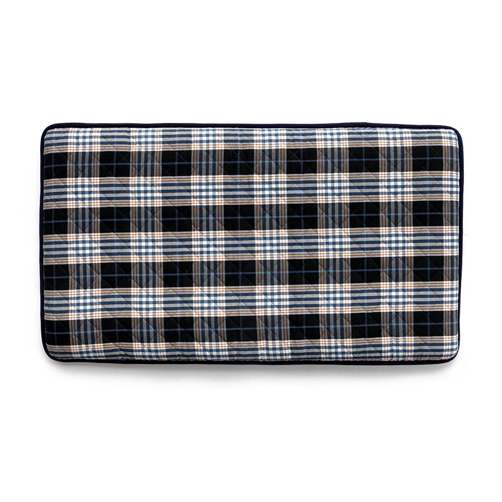 ロングフロアクッション チェック/グレー 65×115cm(販売終了) | 座布団