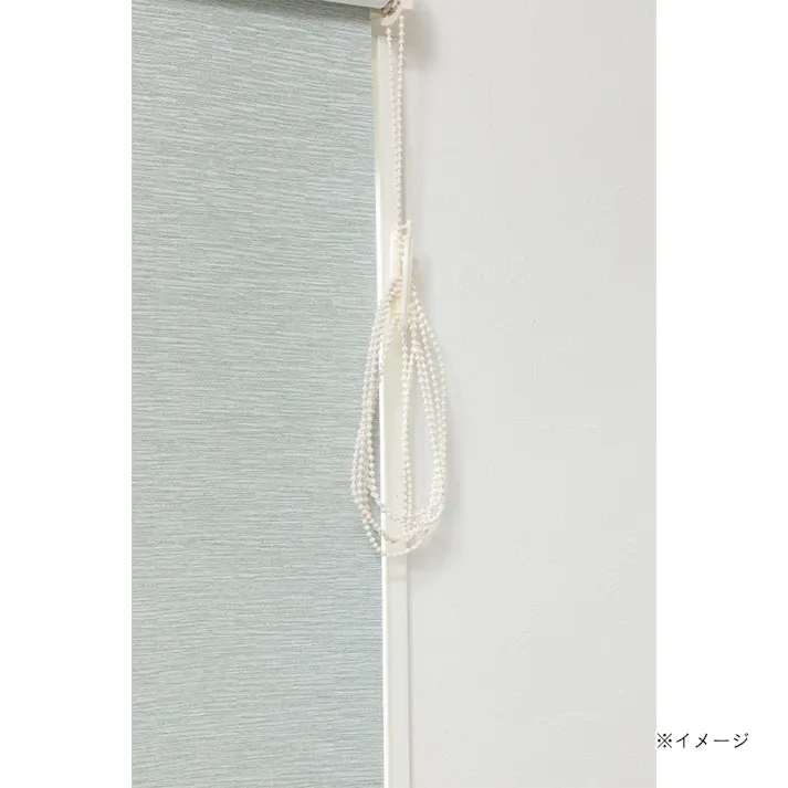 淡い色の遮光チェーン式ロールスクリーン ターコイズブルー 60×180cm