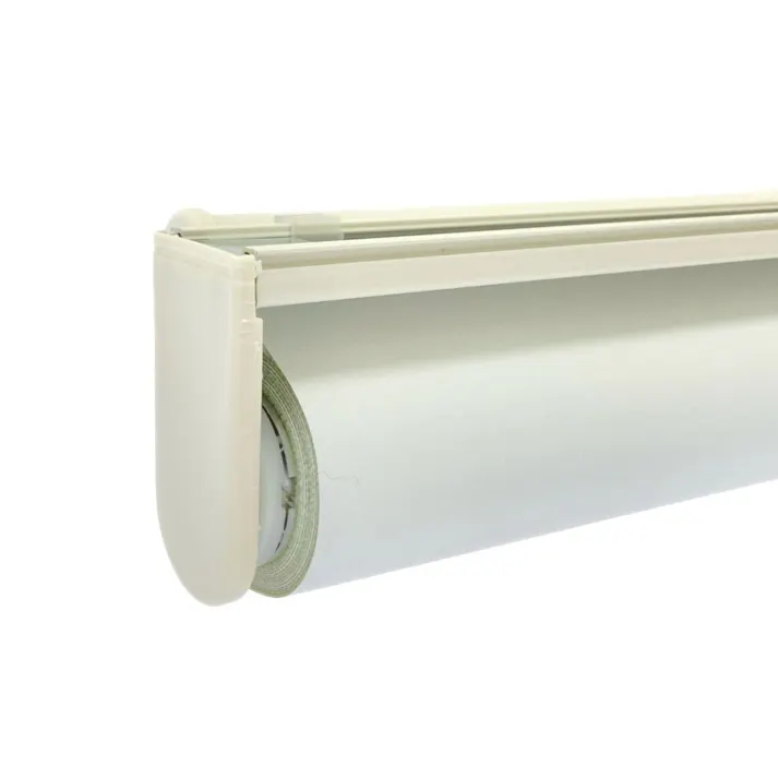 淡い色の遮光プルコード式ロールスクリーン 60×180cm ライトグリーン