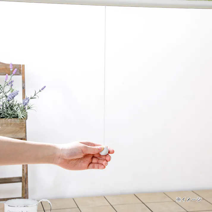 淡い色の遮光プルコード式ロールスクリーン 180×220cm ライトグリーン