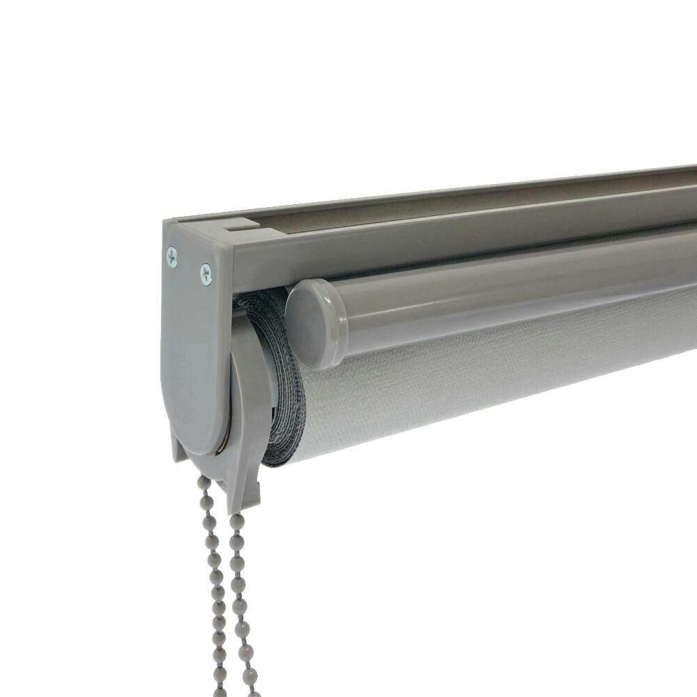 淡い色の遮光チェーン式ロールスクリーン ライトグレー 60×180cm