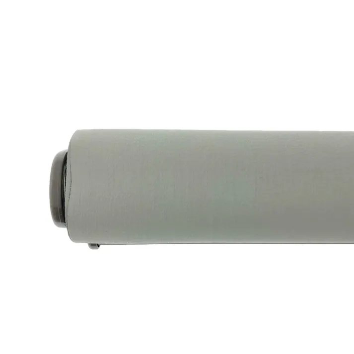 淡い色の遮光プルコード式ロールスクリーン ライトグレー 90×220cm