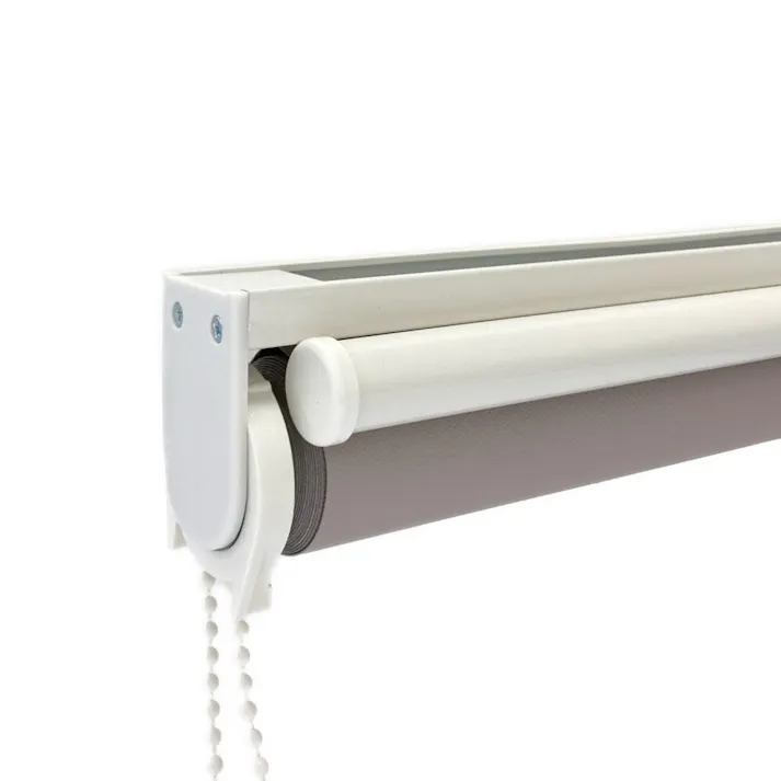 淡い色の遮光チェーン式ロールスクリーン ベージュ 60×180cm