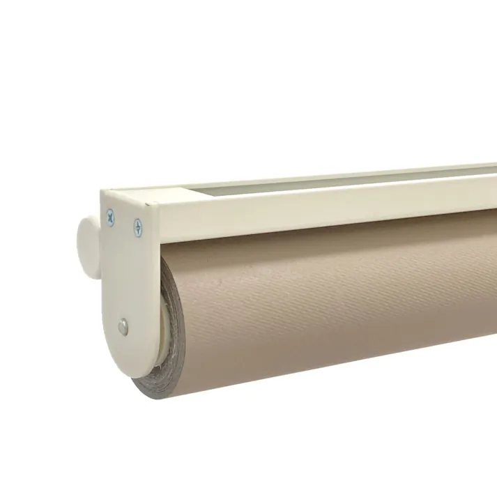 淡い色の遮光チェーン式ロールスクリーン ベージュ 90×220cm