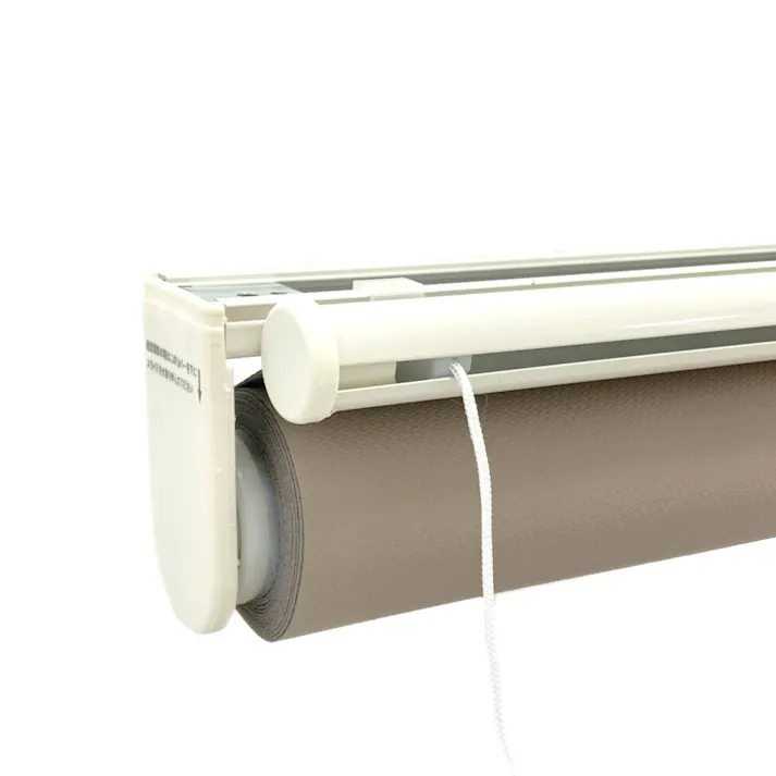 淡い色の遮光プルコード式ロールスクリーン 60×180cm ベージュ