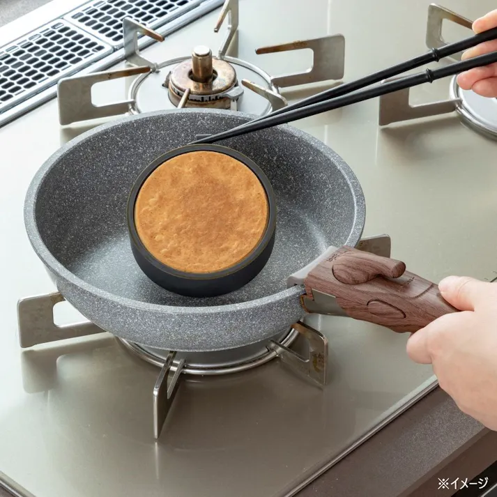 フライパン内を分割できるシリコーンリング