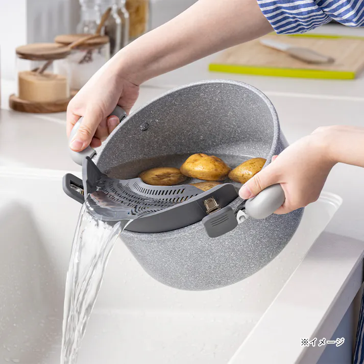 シリコーン湯切りクリップ