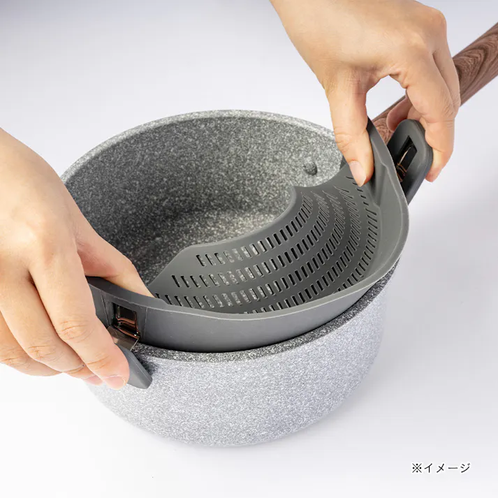 シリコーン湯切りクリップ