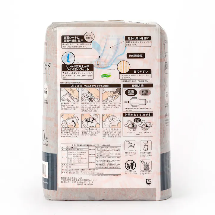 ケアフィール 男女兼用 夜用 尿取りパッド 約4回吸収 30枚 医療費控除対象商品