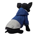 ハーフグレンチェックパーカー ネイビー SDサイズ ペット服(犬の服)(販売終了)