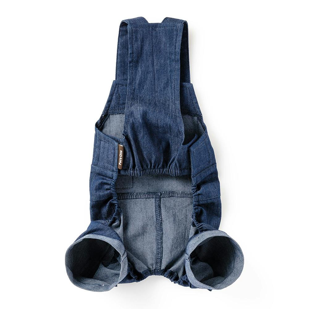 ミッキーマウス　オーバーオールSサイズ デニムオーバーオールミッキーマウス Sサイズ ペット服(犬の服