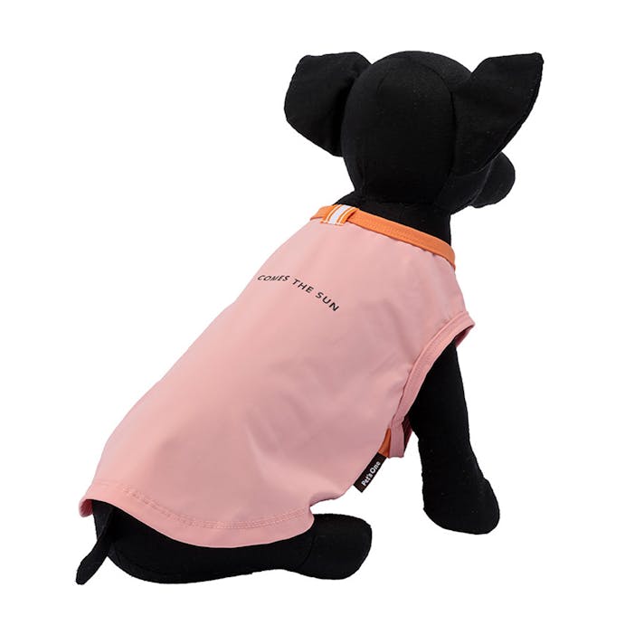 冷感素材使用 スマートロゴカットソー ピンク MDサイズ ペット服(犬の服)