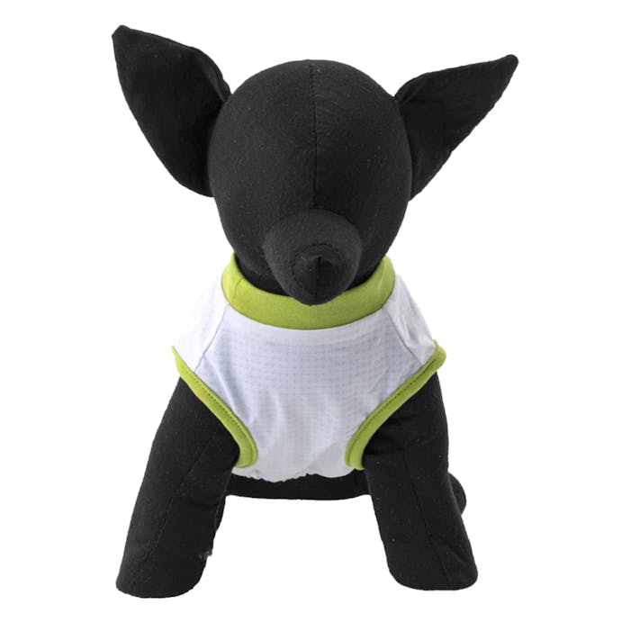 冷感メッシュ素材使用 サマーカットソー グリーン SDサイズ ペット服(犬の服)(販売終了)