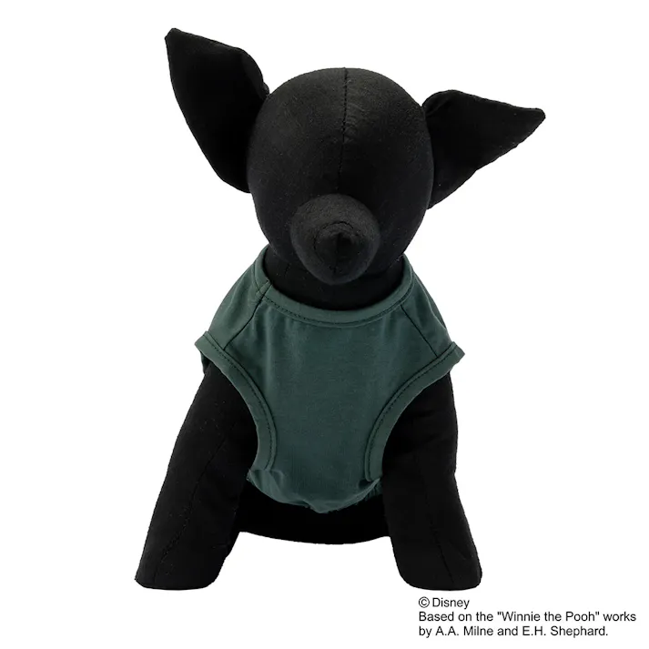 レトロカットソー くまのプーさん ダークグリーン MDサイズ ペット服(犬の服)(販売終了)