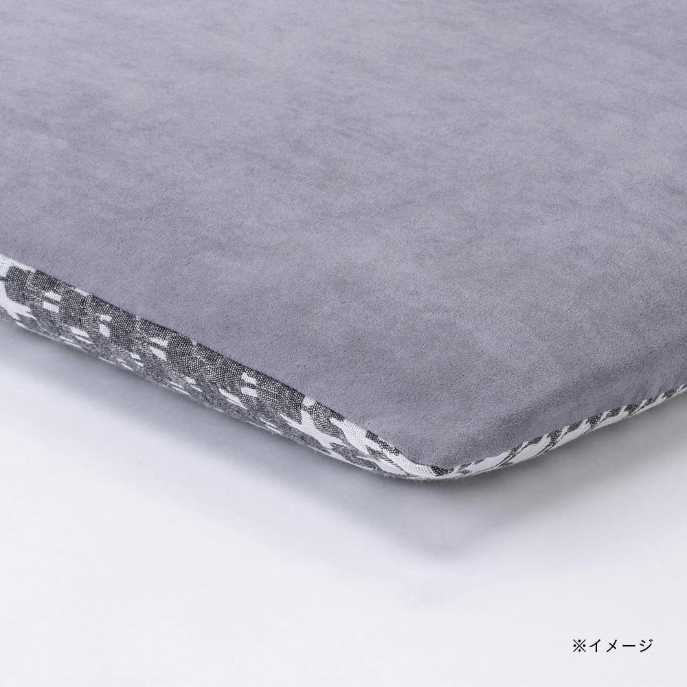 ロングフロアクッションカバー エレメント グレー 68×120cm※カバーのみ