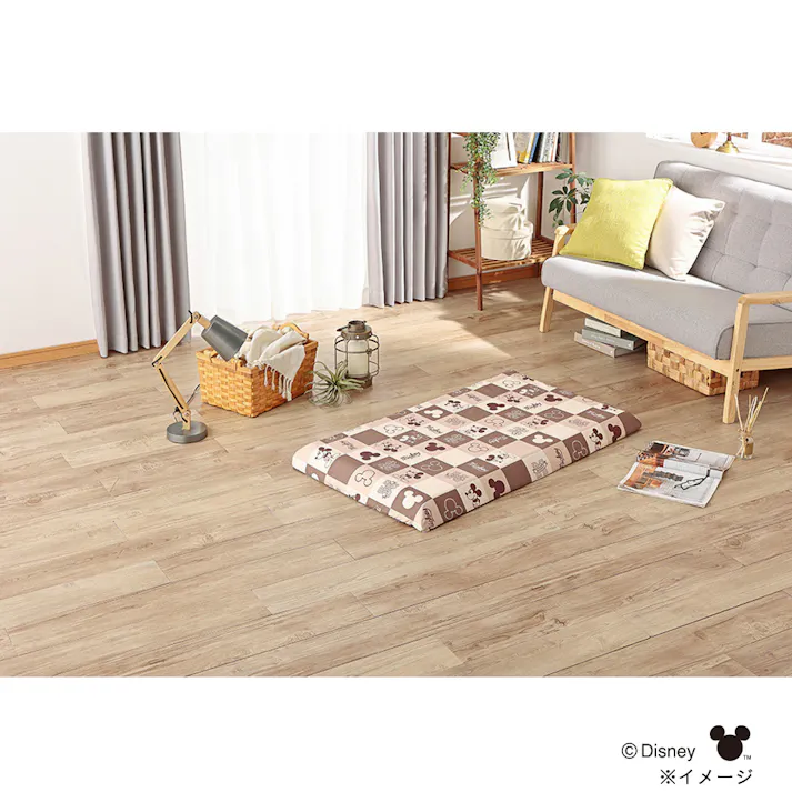 flatty専用カバー ミッキーブラウン 68×120cm※カバーのみ