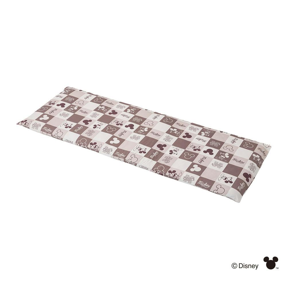 ロングクッションカバー ミッキーマウス ブラウン 幅68cm 奥行185cm