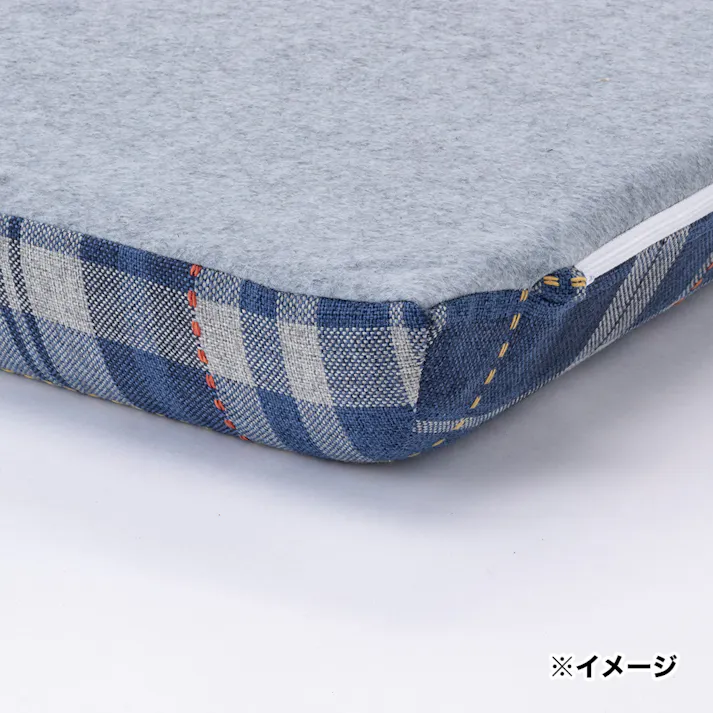 flatty専用カバー チェックネイビー 68×185cm※カバーのみ