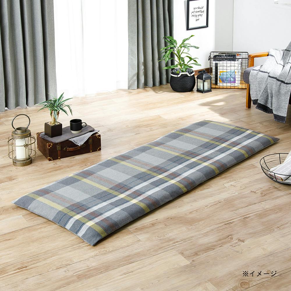 ReGLOSS ロングクッションカバー 全４種セット ロングクッションカバー タンネチェック 185※カバーのみ | 座布団