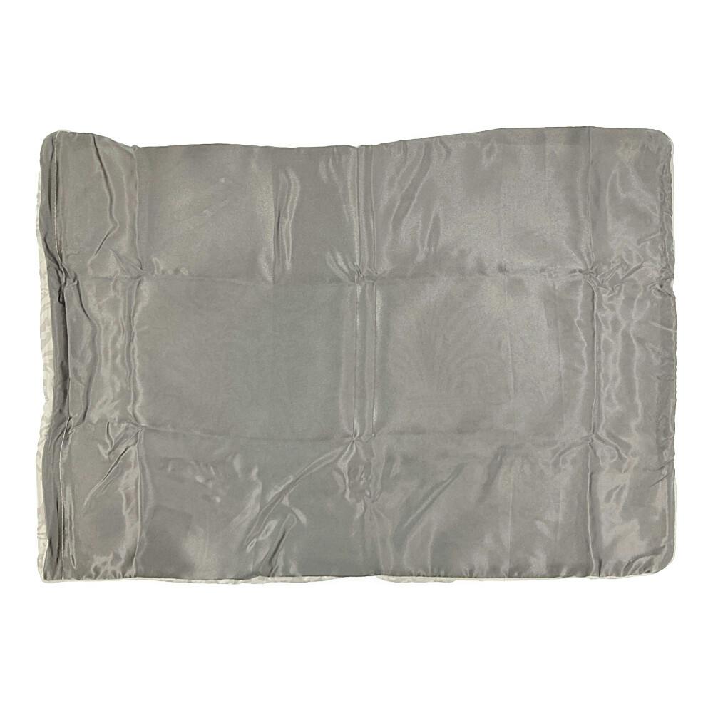 光沢感のあるまくらカバー グレー 50x70cm※カバーのみ | 布団・枕