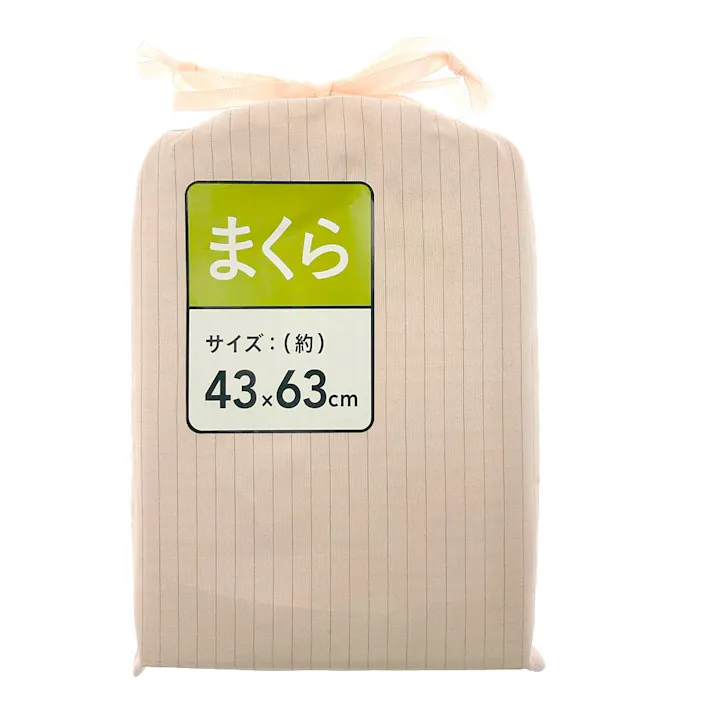 &Pet まくらカバー ピンク/アイボリー 43x63cm※カバーのみ