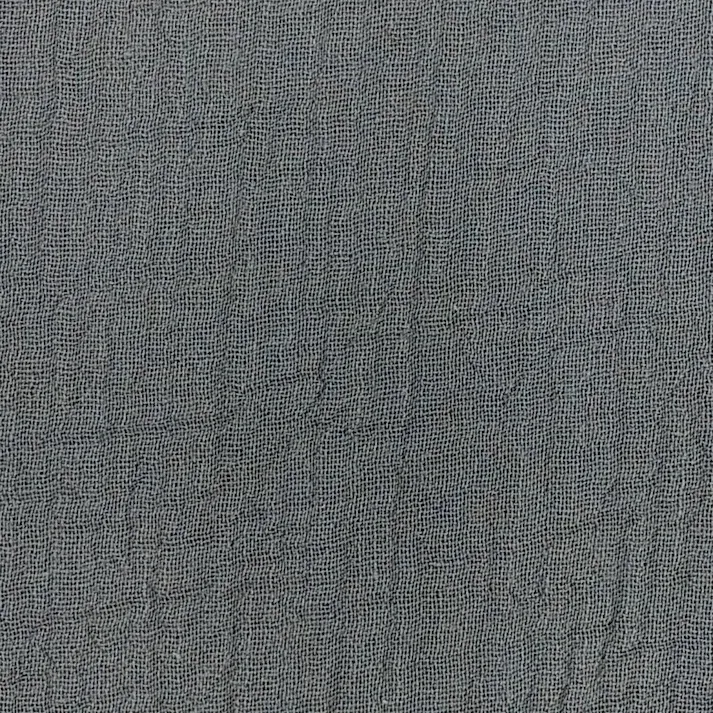 綿100%ガーゼのまくらカバー ブラック 50×70cm※カバーのみ
