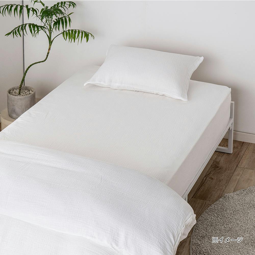 綿100%ガーゼのまくらカバー アイボリー 43×63cm※カバーのみ 枕カバー・枕パッド 綿100%ガーゼのまくらカバー アイボリー 43×63cm※カバーのみ 枕カバー・枕パッド